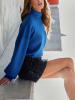 LA Angels Rollkragenpullover in Blau