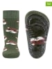 ewers 2er-Set: ABS-Socken "SoftStep Hamster" in Dunkelgrün