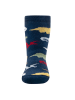 ewers 2er-Set: ABS-Socken "Dinos" in Dunkelblau/ Türkis