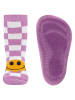 ewers ABS-Socken "SoftStep Karo/Smile" in Lila