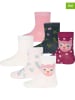 ewers 6er-Set: Babysocken in Pink/ Creme