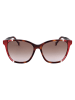 Carolina Herrera Dameszonnebril lichtbruin/rood