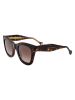 Carolina Herrera Damen-Sonnenbrille in Braun/ Hellbraun