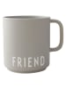 Design Letters Kop "Friend" grijs