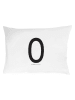 Design Letters Kissenhülle "O" in Weiß - (L)70 x (B)50 cm