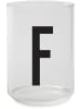 Design Letters Glas transparant/zwart - 350 ml