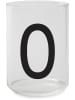 Design Letters Glas transparant/zwart - 350 ml