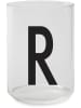 Design Letters Glas transparant/zwart - 350 ml