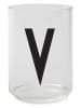 Design Letters Glas transparant/zwart - 350 ml