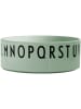 Design Letters Kom "Eat & Learn" groen - Ø 11 cm