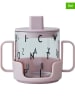 Design Letters 3-częściowy zestaw "Grow with your cup" w kolorze jasnoróżowym - 220 ml