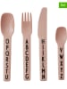 Design Letters 4tlg. Besteck-Set in Rosa