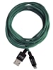 Design Letters Lightning-laadkabel groen - (L)185 cm