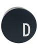 Design Letters Laadstekker "My Charger - D" zwart - Ø 4,5 cm