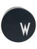 Design Letters Laadstekker "My Charger - W" zwart - Ø 4,5 cm
