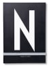 Design Letters Notitieboek zwart/wit