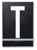 Design Letters Notizbuch in Schwarz/ Weiß