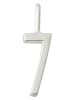 Design Letters Zilveren hanger "Lucky numbers"
