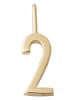 Design Letters Vergulde hanger "Lucky numbers"