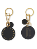 Design Letters Schlüsselanhänger "D" in Schwarz/ Gold