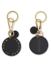 Design Letters Sleutelhanger "I" zwart/goudkleurig