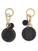 Design Letters Schlüsselanhänger "N" in Schwarz/ Gold