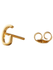 Design Letters Vergulde oorstekers "Archetypes"