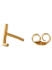 Design Letters Vergulde oorstekers "Archetypes"