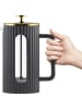 Vialli Design French-Press "Livio" in Schwarz - 1 l