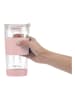 Vialli Design Thermoglas mit Trinkhalm in Rosa - 600 ml