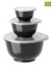 Rosti 6tlg. Set: Rührschüsseln "Margrethe" in Schwarz