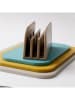 Rosti 4tlg. Schneidebrett-Set "Choptima" in Beige/ Ocker/ Mint