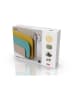 Rosti 4tlg. Schneidebrett-Set "Choptima" in Beige/ Ocker/ Mint