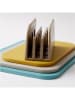Rosti 4tlg. Schneidebrett-Set "Choptima" in Mint/ Beige/ Ocker