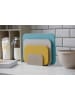 Rosti 4tlg. Schneidebrett-Set "Choptima" in Mint/ Beige/ Ocker