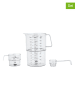 Rosti 3-delige set: maatbekers "Mensura" transparant
