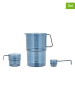 Rosti 3tlg. Set: Messbecher "Mensura" in Blau