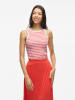 Vila Top "Sola" wit/rood