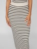 Vila Strickrock in Creme/ Schwarz