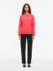Vila Sweatshirt "Sandy" koraalrood