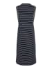 Vila Kleid "Veriana" in Dunkelblau/ Weiß