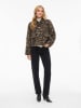 Vila Übergangsjacke in Schwarz/ Beige