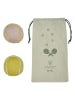 OYOY mini Babyrassel "Tennis Ball" in Beige/ Gelb - ab Geburt