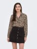 JDY Bluse in Beige/ Schwarz