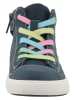 Lurchi Leder-Sneakers "Benia" in Dunkelblau/ Bunt
