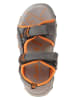 Lurchi Sandały w kolorze szaro-pomarańczowym