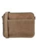 HIDE & STITCHES Leder-Umhängetasche in Hellbraun - (B)23 x (H)18 x (T)8 cm