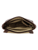 HIDE & STITCHES Leder-Umhängetasche in Braun - (B)24 x (H)17 x (T)7 cm