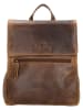 micmacbags Leren rugzak "Next Navajo" bruin - (B)23 x (H)26 x (D)9 cm