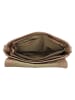 HIDE & STITCHES Leder-Umhängetasche in Beige - (B)24 x (H)17 x (T)7 cm
